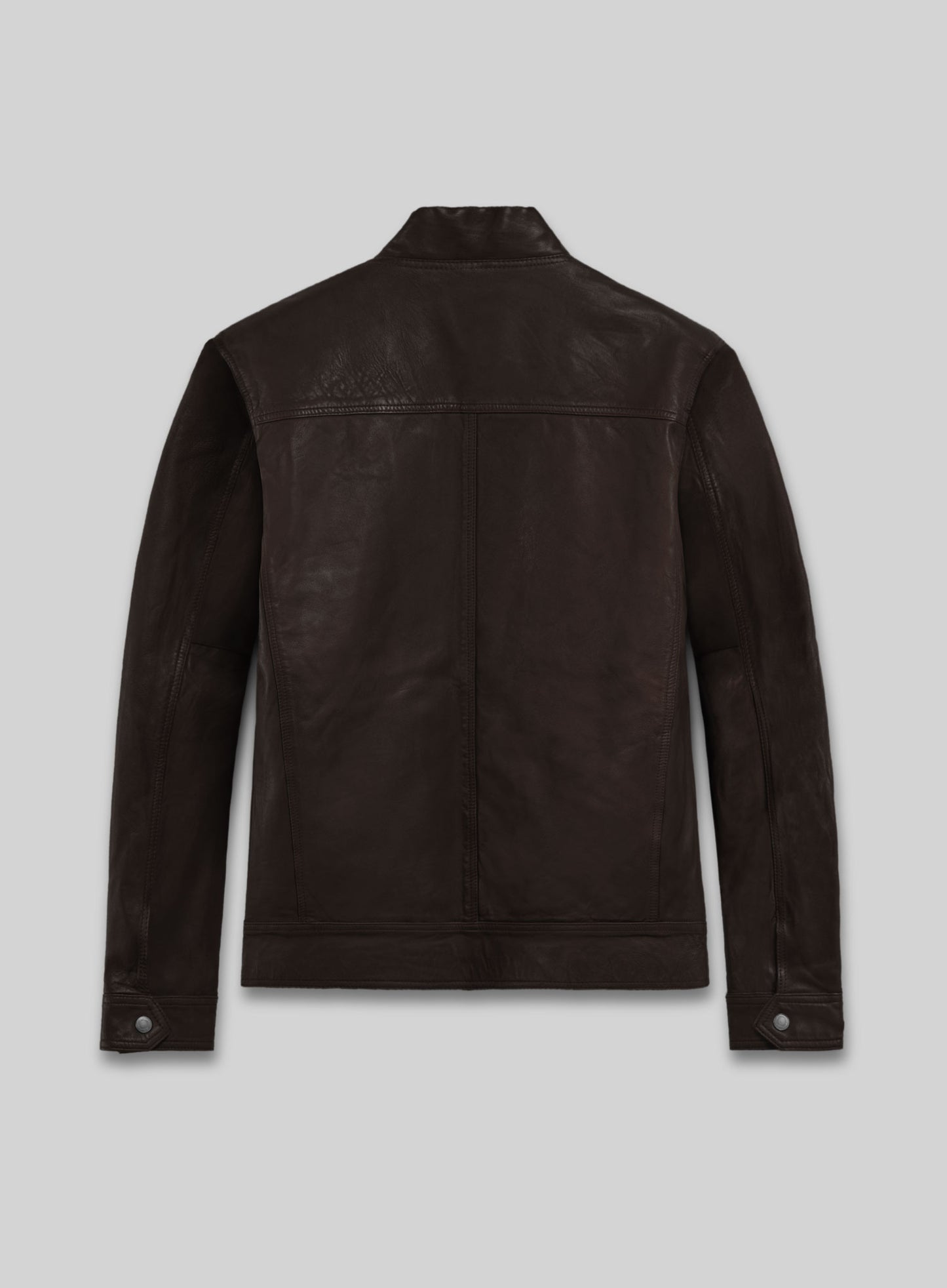 Thunder Storm Brown Biker Leather Jacket