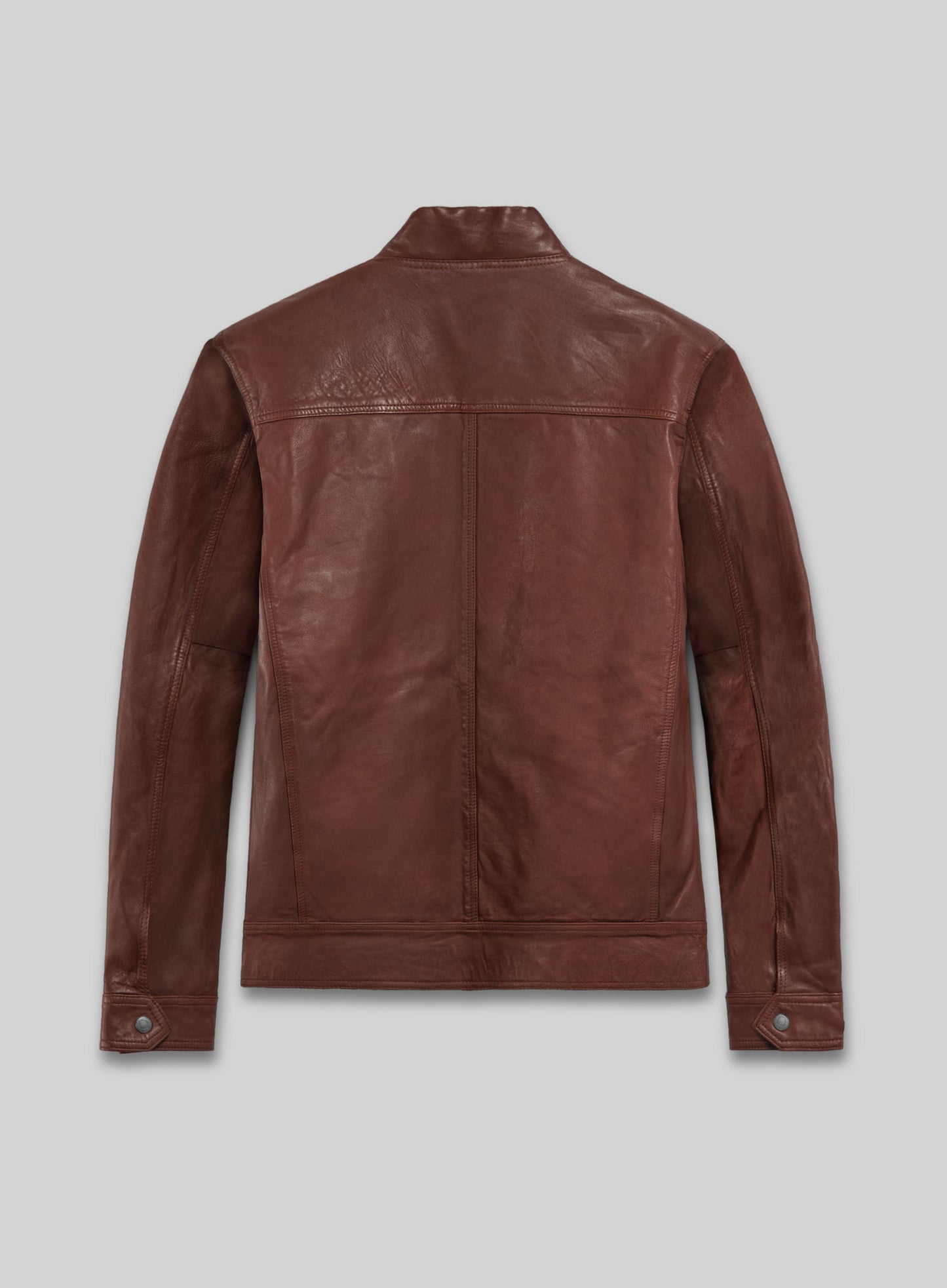 Thunder Storm Tan Biker Leather Jacket