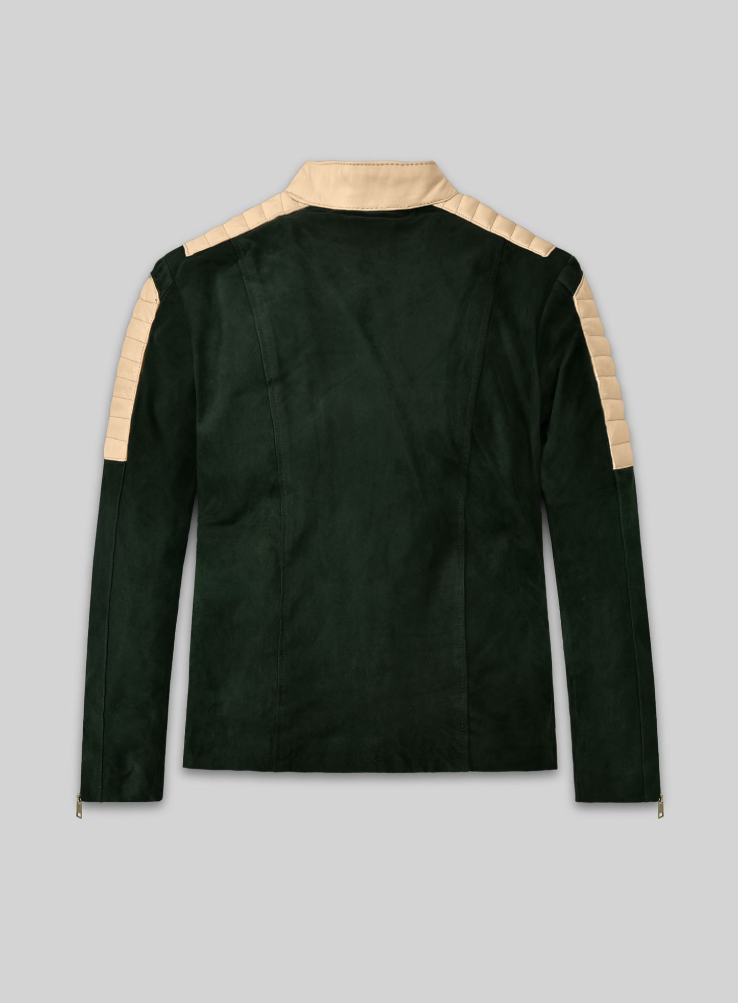 Timber Green Suede Leather Jacket # 647