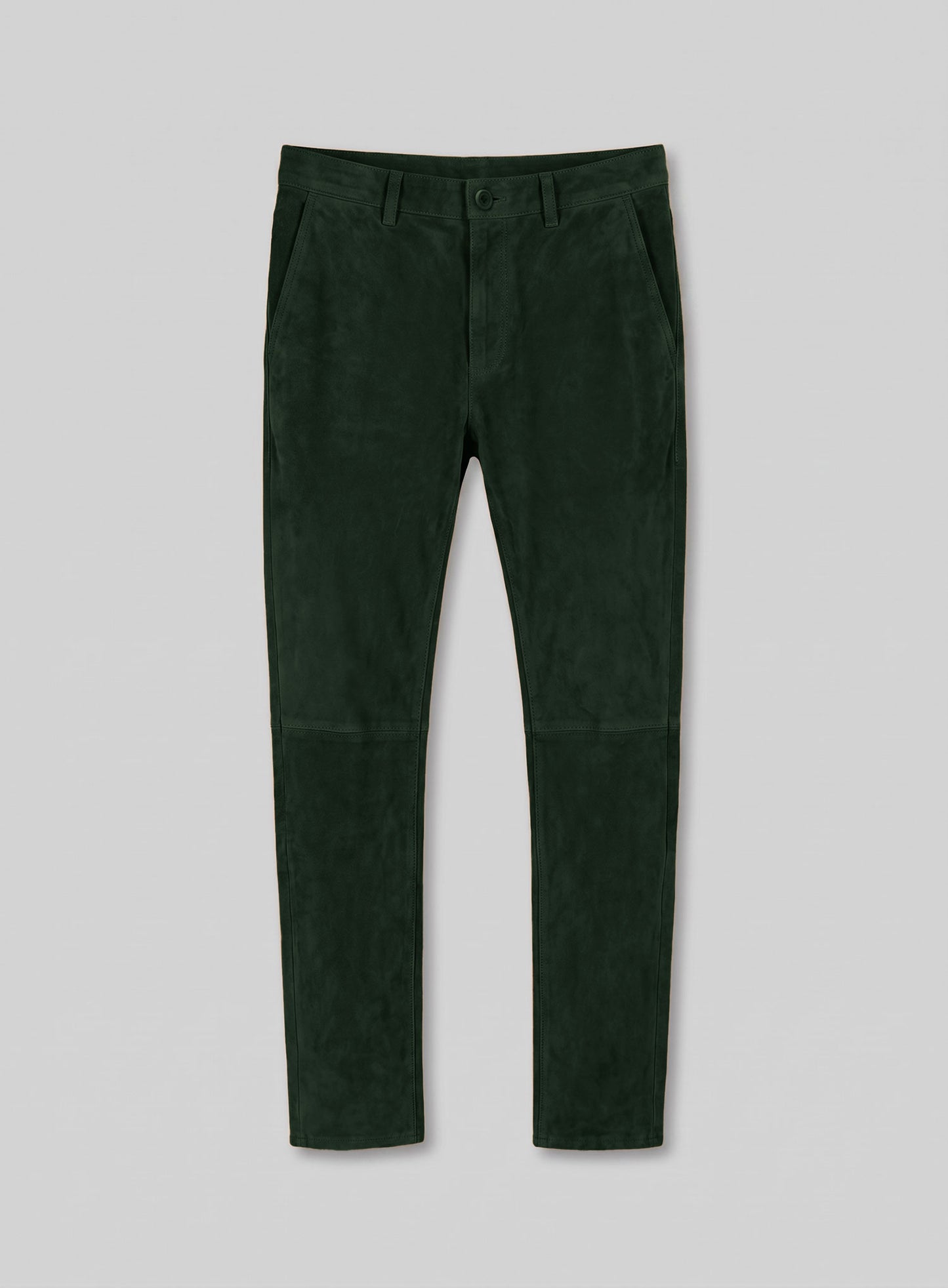 Timber Green Suede Leather Suit