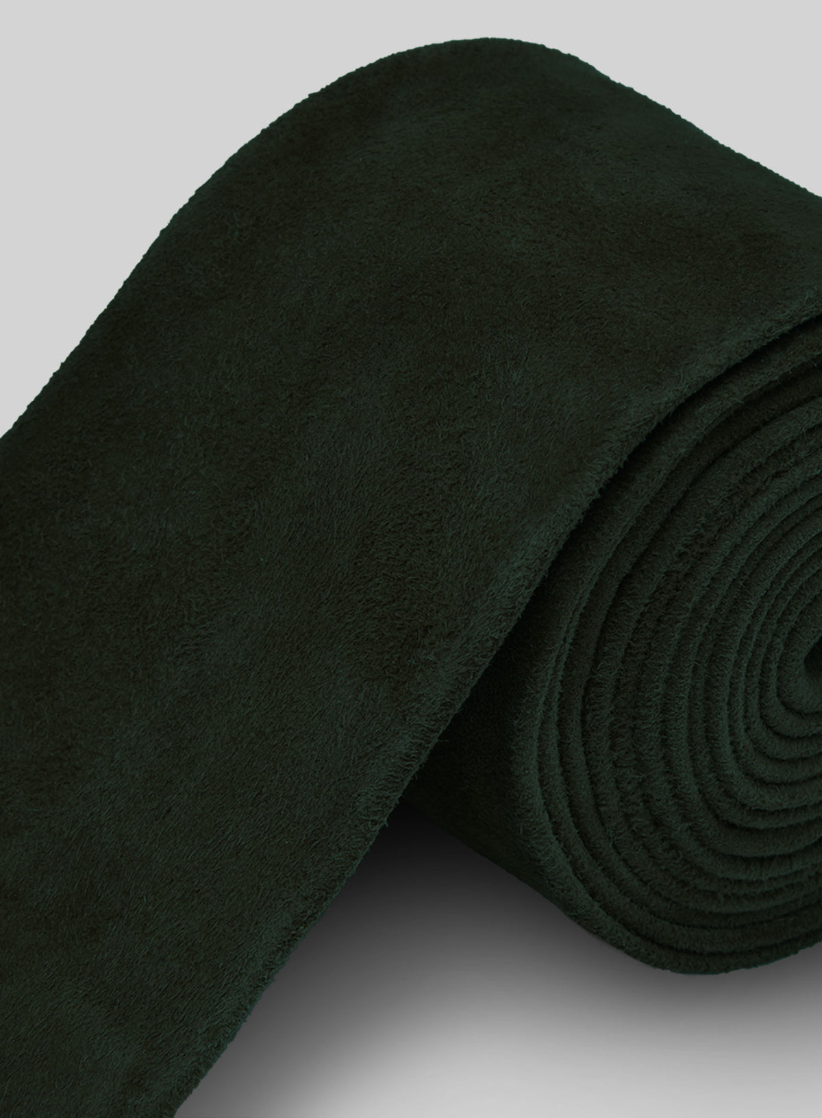 Timber Green Suede Leather Tie