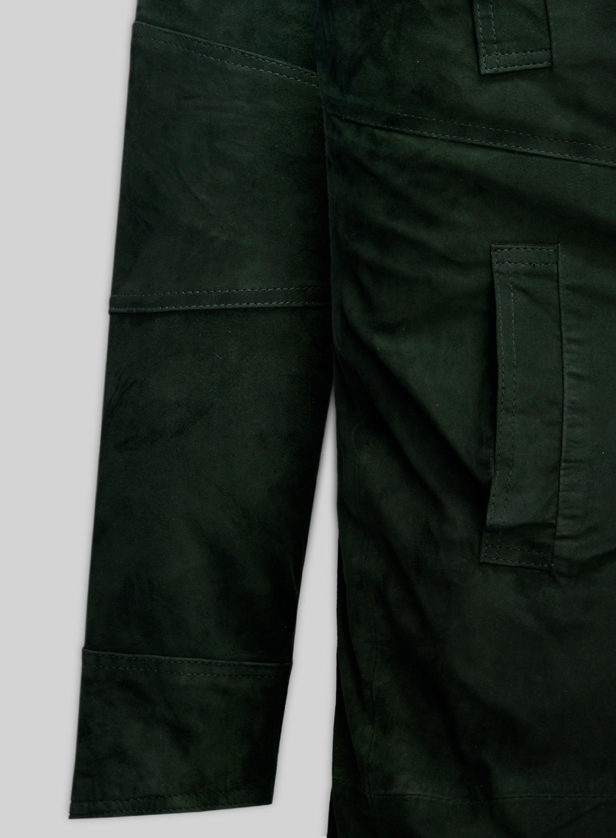 Timber Green Suede Ryan Gosling Blade Runner 2049 Long Coat