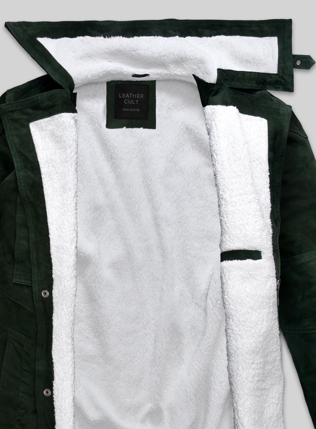 Timber Green Suede Ryan Gosling Blade Runner 2049 Long Coat