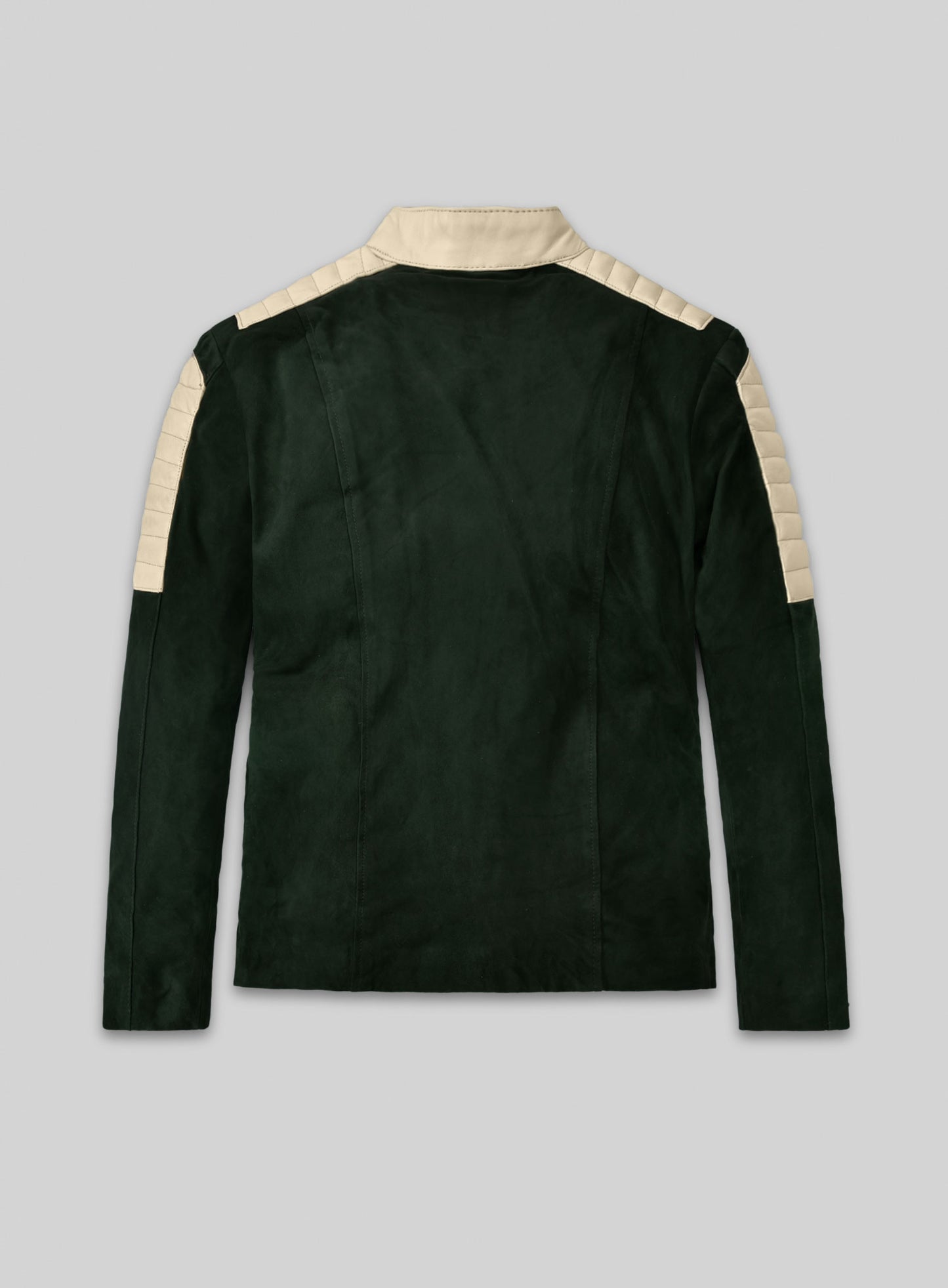 Timber Green Suede Leather Jacket # 647