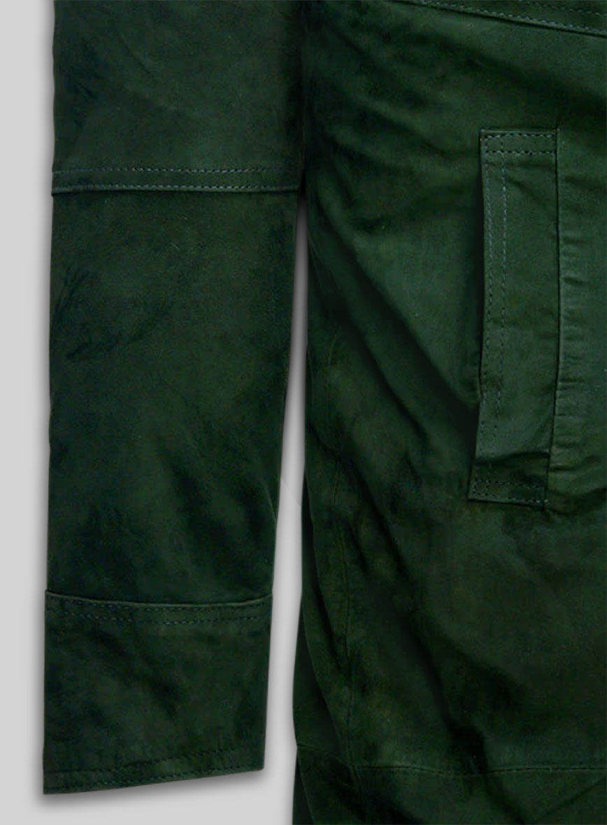 Timber Green Suede Ryan Gosling Blade Runner 2049 Long Coat