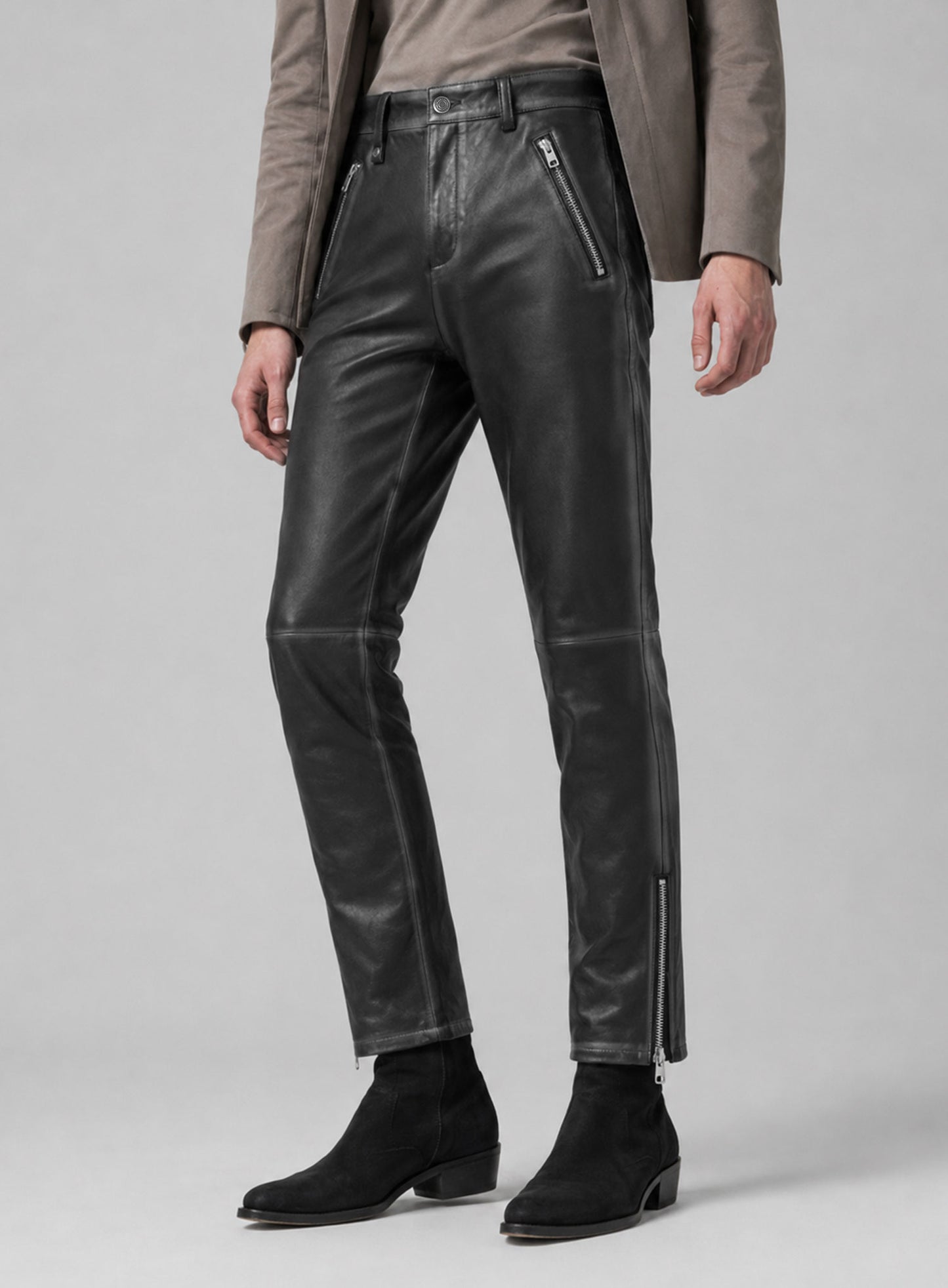 Timothée Chalamet Leather Pants