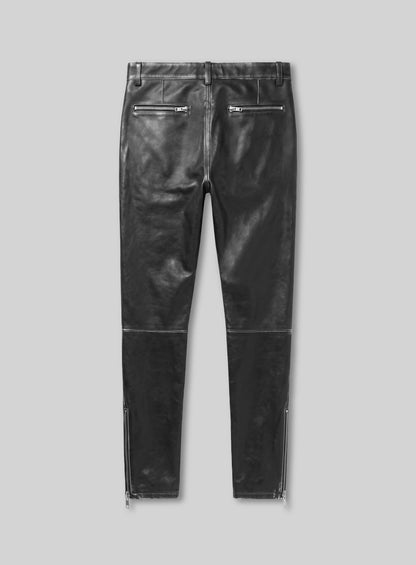 Timothée Chalamet Leather Pants