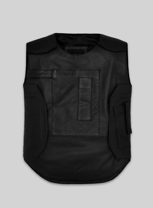 Timothee Chalamet Leather Vest