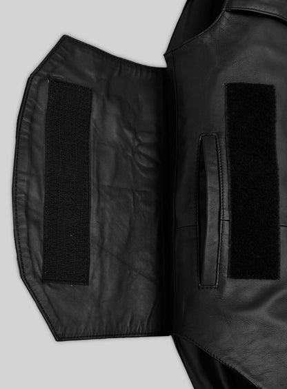 Timothee Chalamet Leather Vest