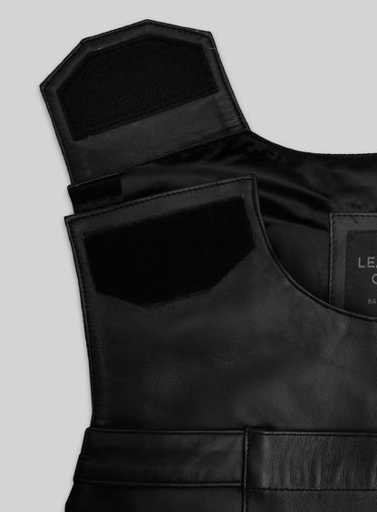 Timothee Chalamet Leather Vest