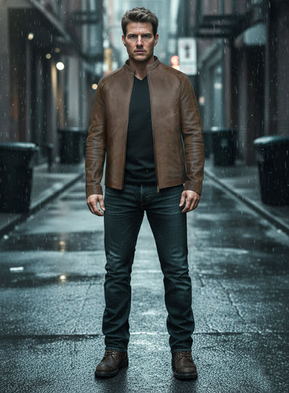 Tom Cruise Jack Reacher Leather Jacket