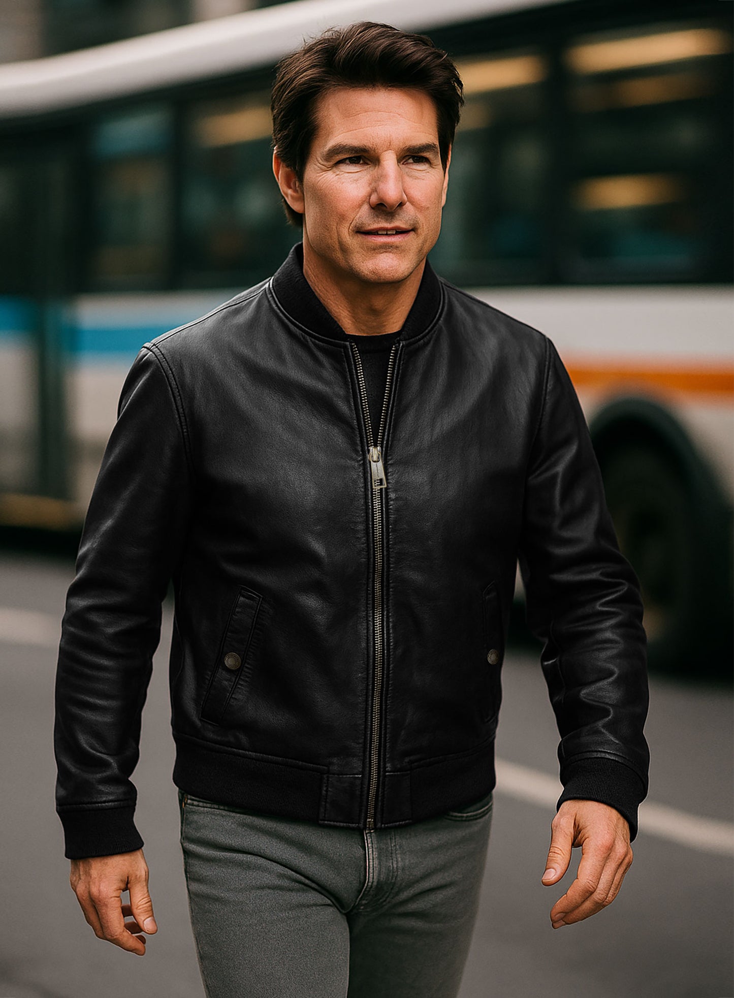 Tom Cruise Leather Jacket #2