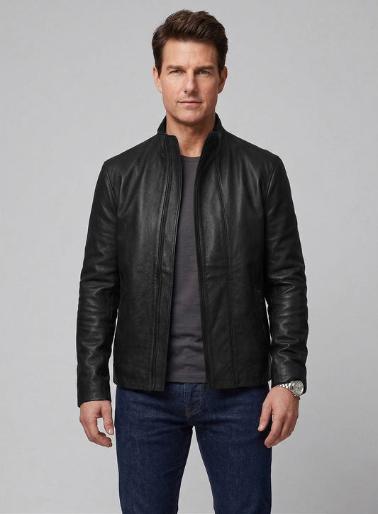 Tom Cruise Mission Impossible Rogue Nation Leather Jacket