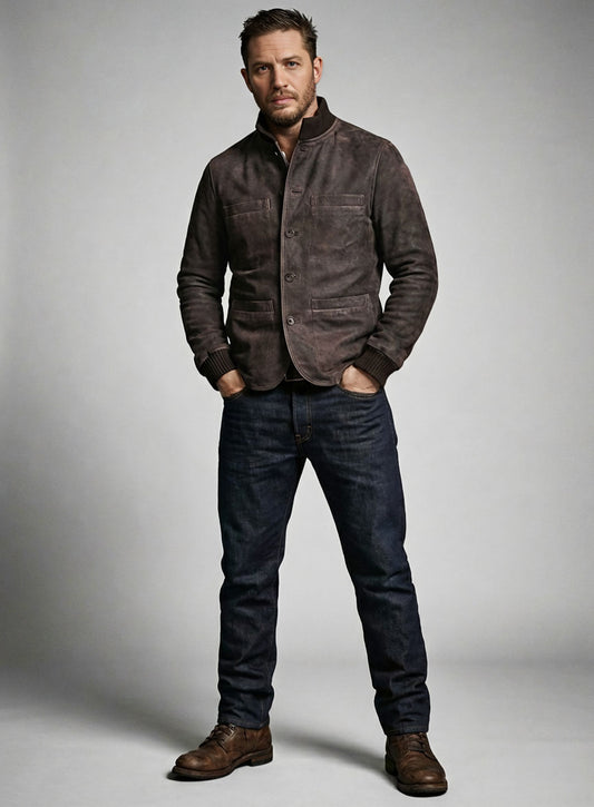 TOM HARDY MOBLAND LEATHER JACKET