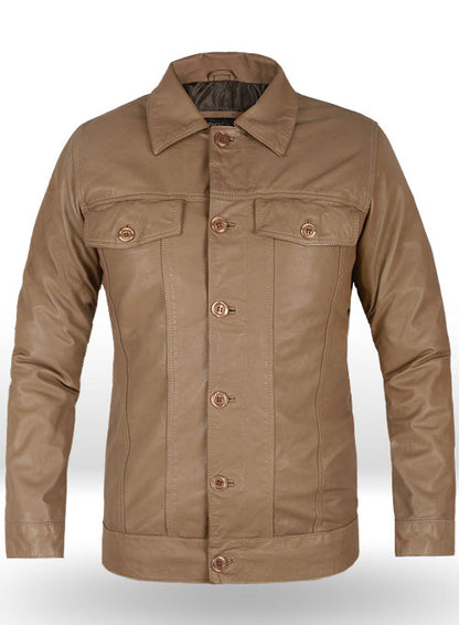 Soft King Brown Washed Transformers Mark Wahlberg Leather Jacket - LeatherCult