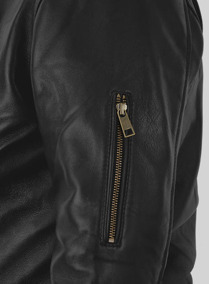 Trooper Biker Jacket - LeatherCult