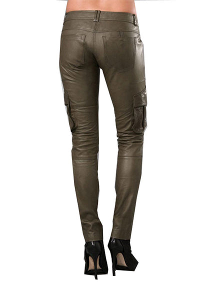 Leather Trooper Cargo Pants - LeatherCult