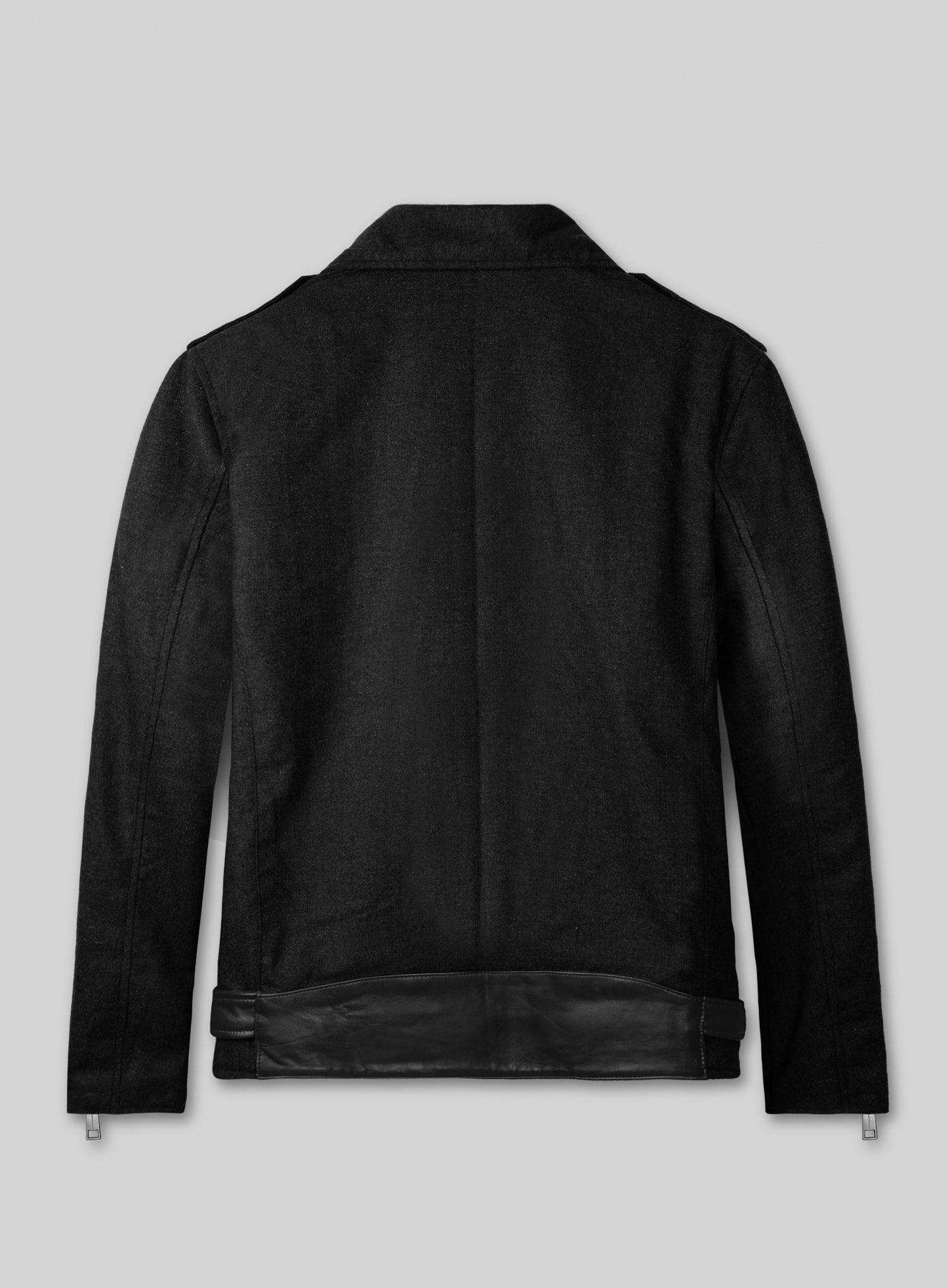 Tweed Leather Combo Jacket # 666