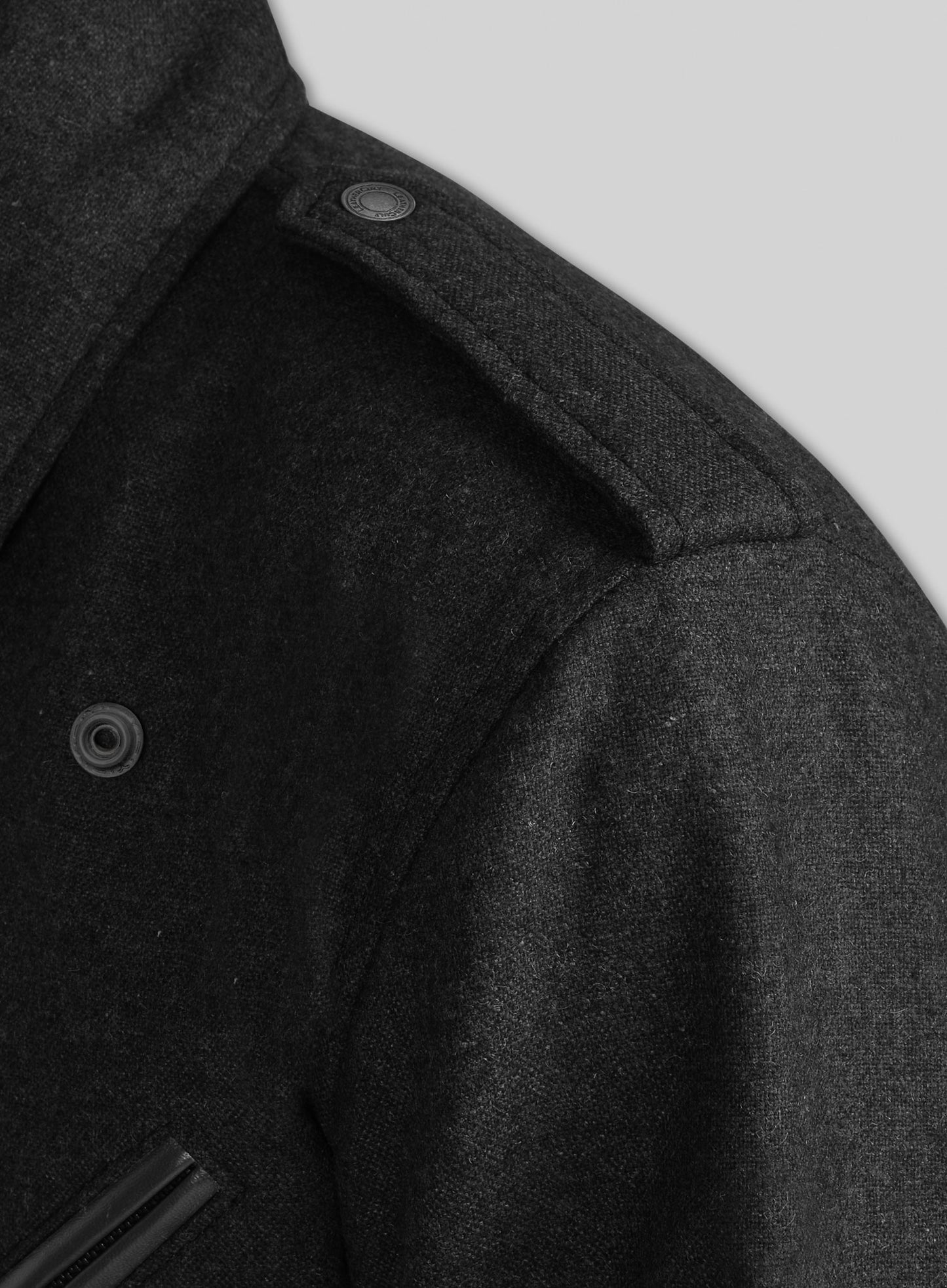 Tweed Leather Combo Jacket # 666