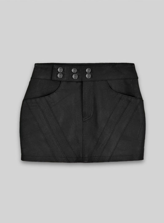 Twiggy Leather Skirt - # 128