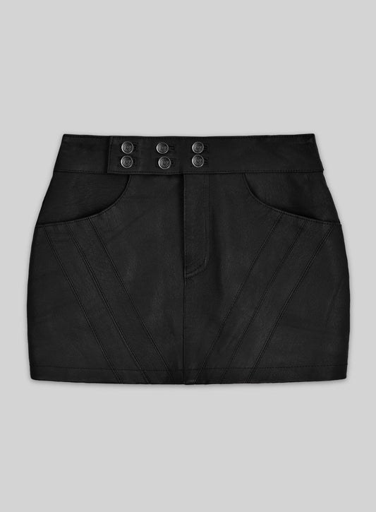 Twiggy Leather Skirt - # 128