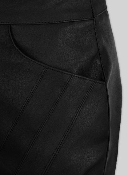 Twiggy Leather Skirt - # 128