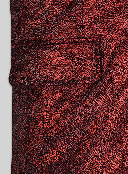 Twilight Red Medieval Leather Blazer