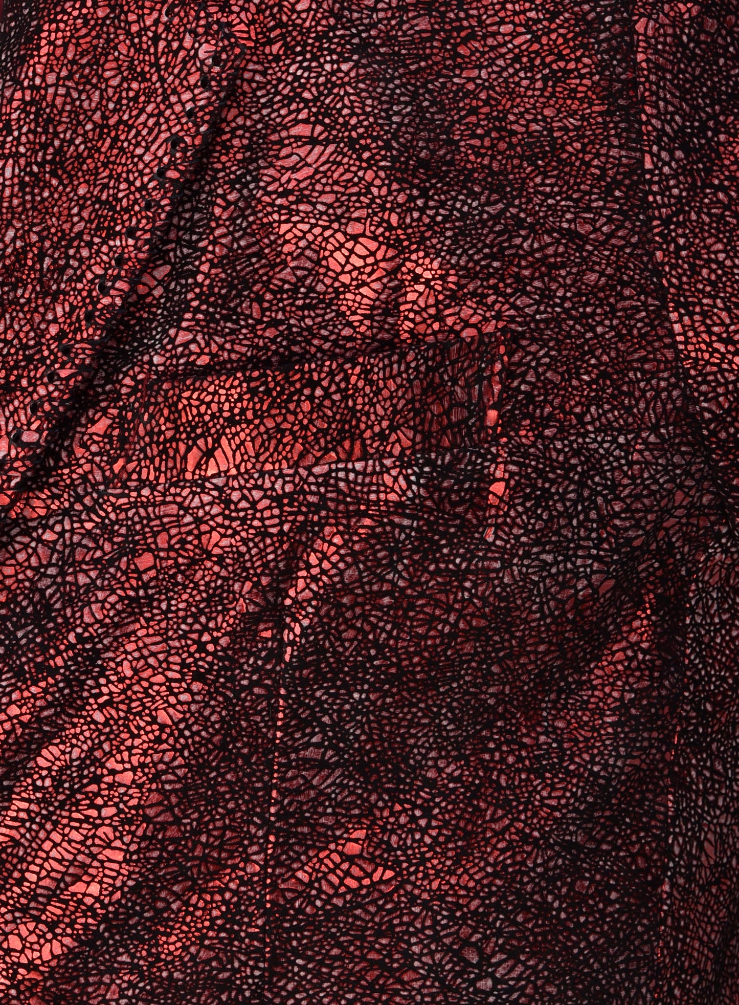 Twilight Red Medieval Leather Blazer