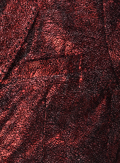 Twilight Red Medieval Leather Blazer