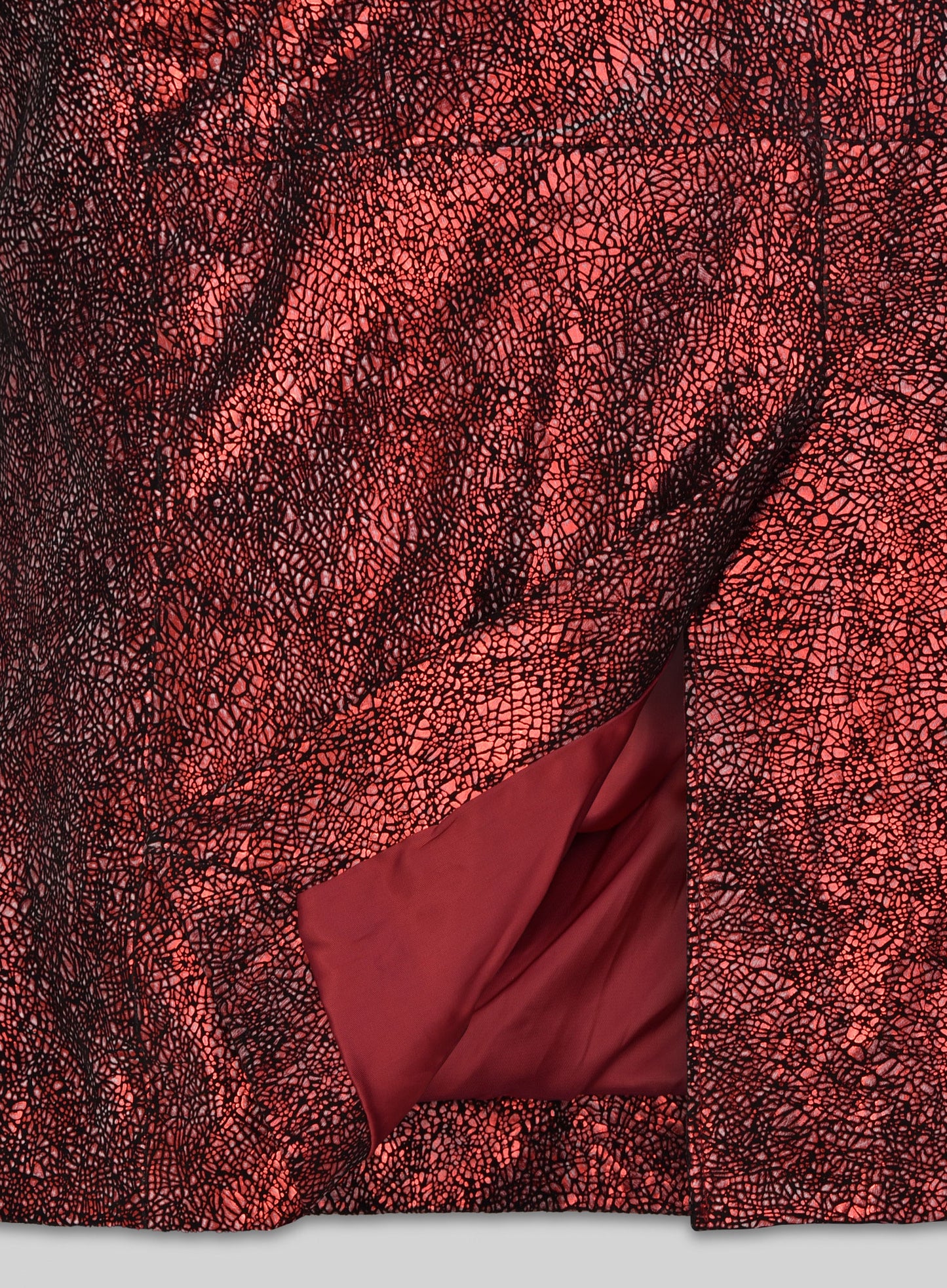 Twilight Red Medieval Leather Blazer
