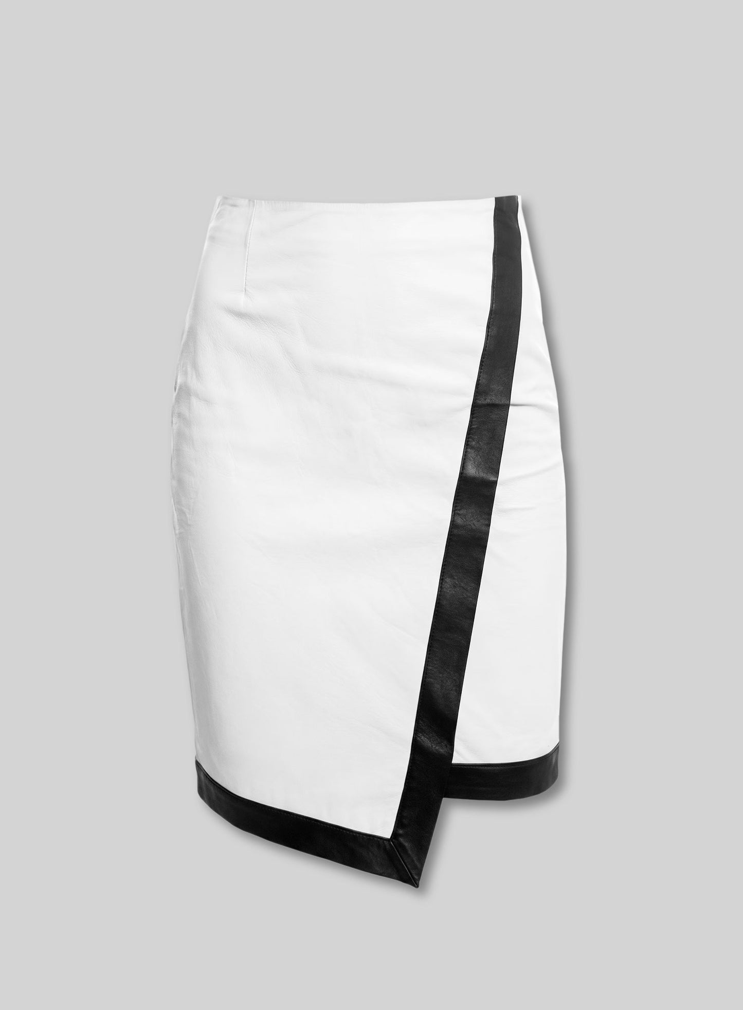 Two Toned Leather Skirt - # 149