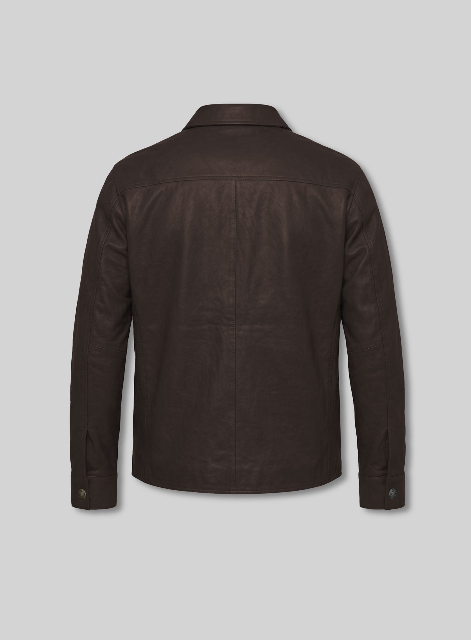 todayful Leather Shirts Jacket ブラウン 38 Unlined Soft Brown Leather Shirt – LeatherCult