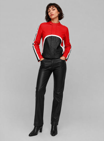 Ursula Corbero Money Heist Leather Jacket