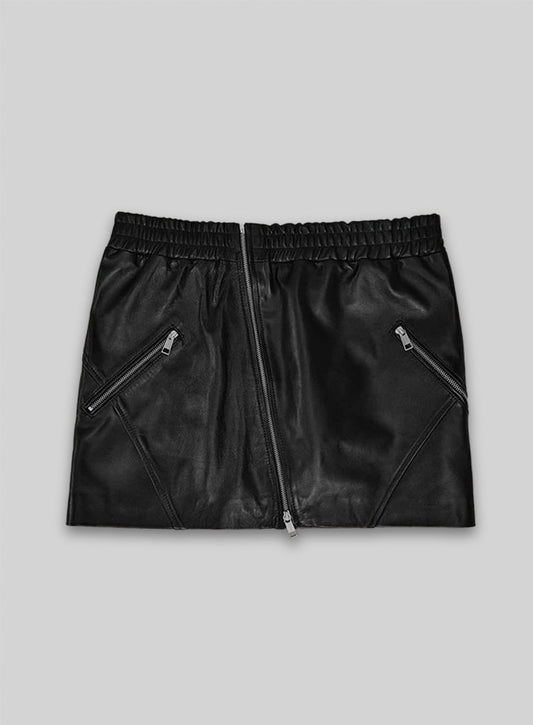 Ursula Corbero Leather Skirt