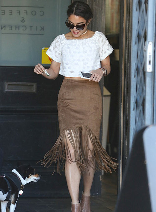 Vanessa Hudgens Leather Skirt #2 - LeatherCult