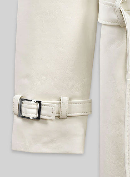 Off White Vanessa Kirby Mission Impossible Leather Coat