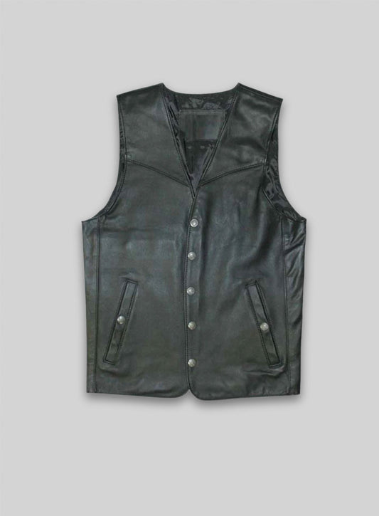 Leather Vest # 303