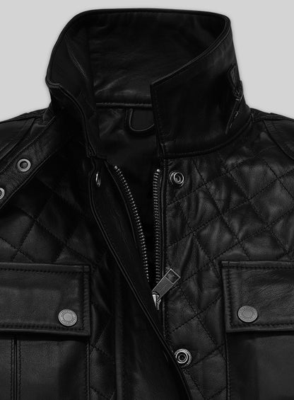 Victoria Beckham Leather Trench Coat