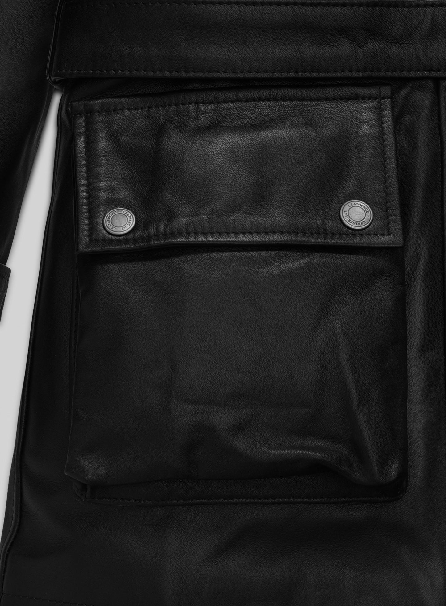 Victoria Beckham Leather Trench Coat