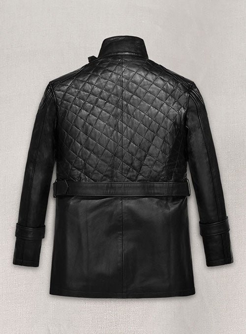 Victoria Beckham Leather Trench Coat - LeatherCult