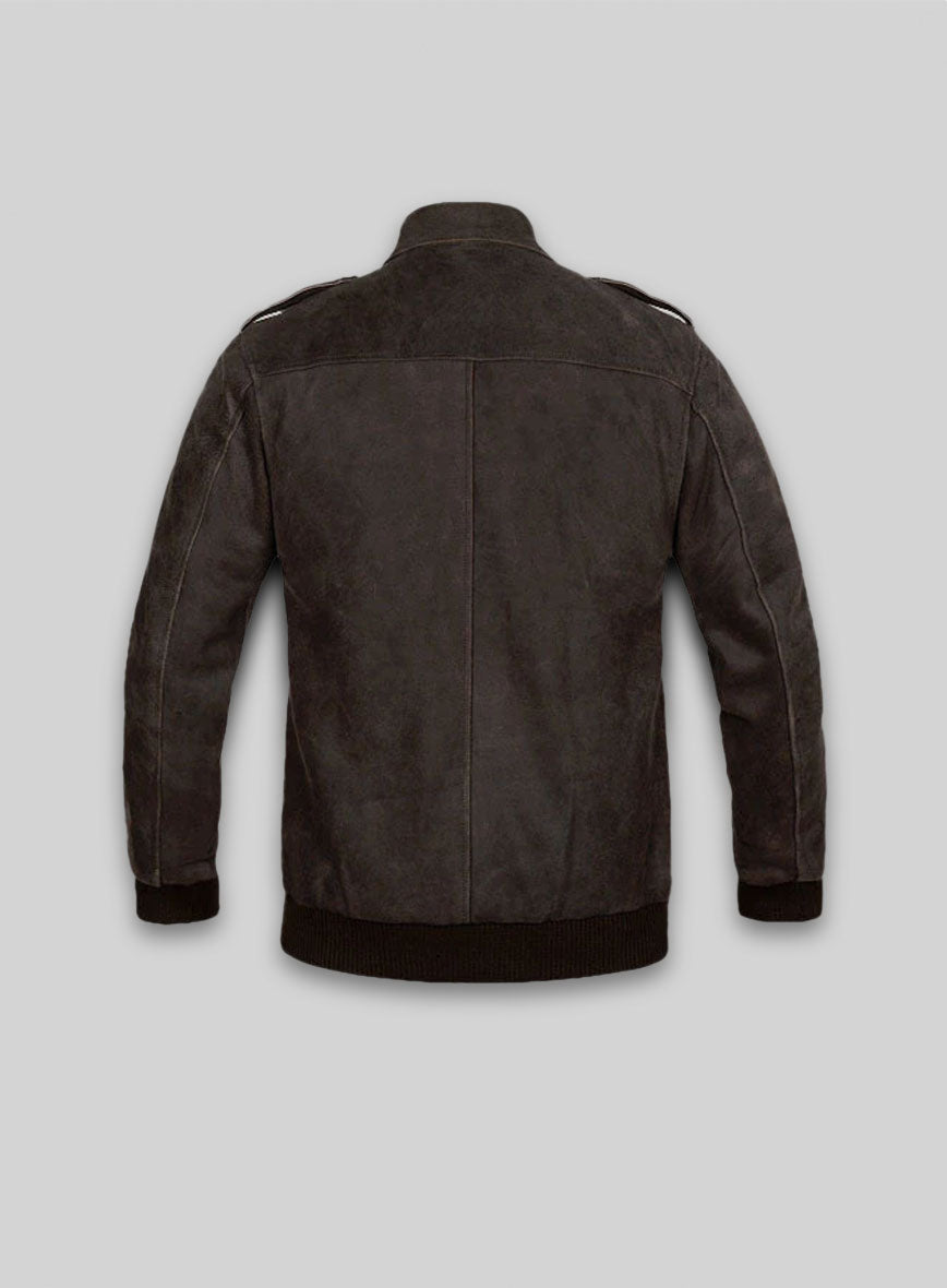 Vintage Brown Grain Avengers Steve Rogers Leather Jacket