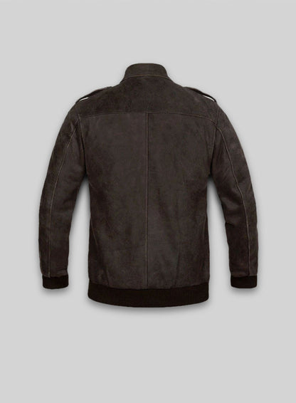 Vintage Brown Grain Avengers Steve Rogers Leather Jacket