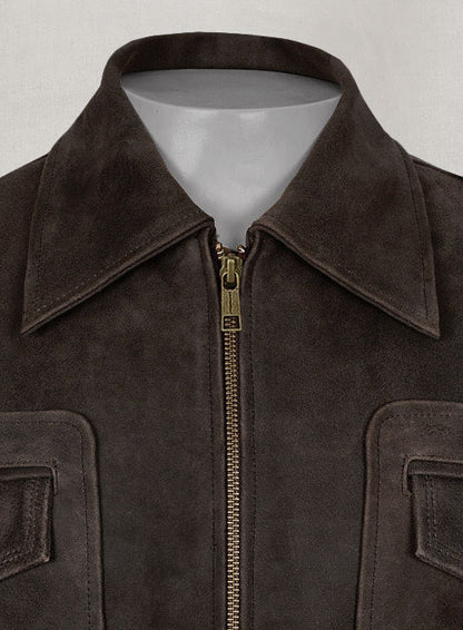 Vintage Brown Grain Avengers Steve Rogers Leather Jacket - LeatherCult