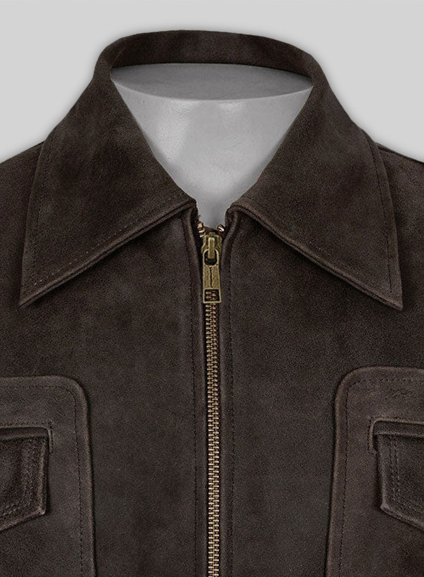 Vintage Brown Grain Avengers Steve Rogers Leather Jacket