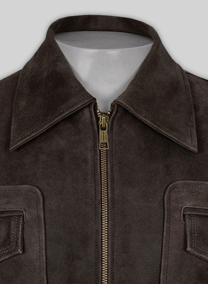 Vintage Brown Grain Avengers Steve Rogers Leather Jacket