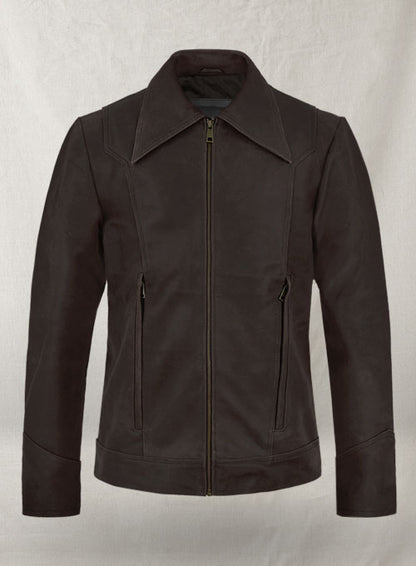 Vintage Brown Grain X Men Days of Future Past Leather Jacket - LeatherCult