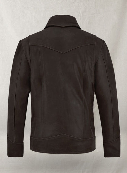 Vintage Brown Grain X Men Days of Future Past Leather Jacket - LeatherCult
