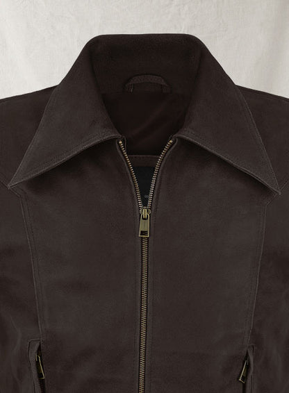 Vintage Brown Grain X Men Days of Future Past Leather Jacket - LeatherCult