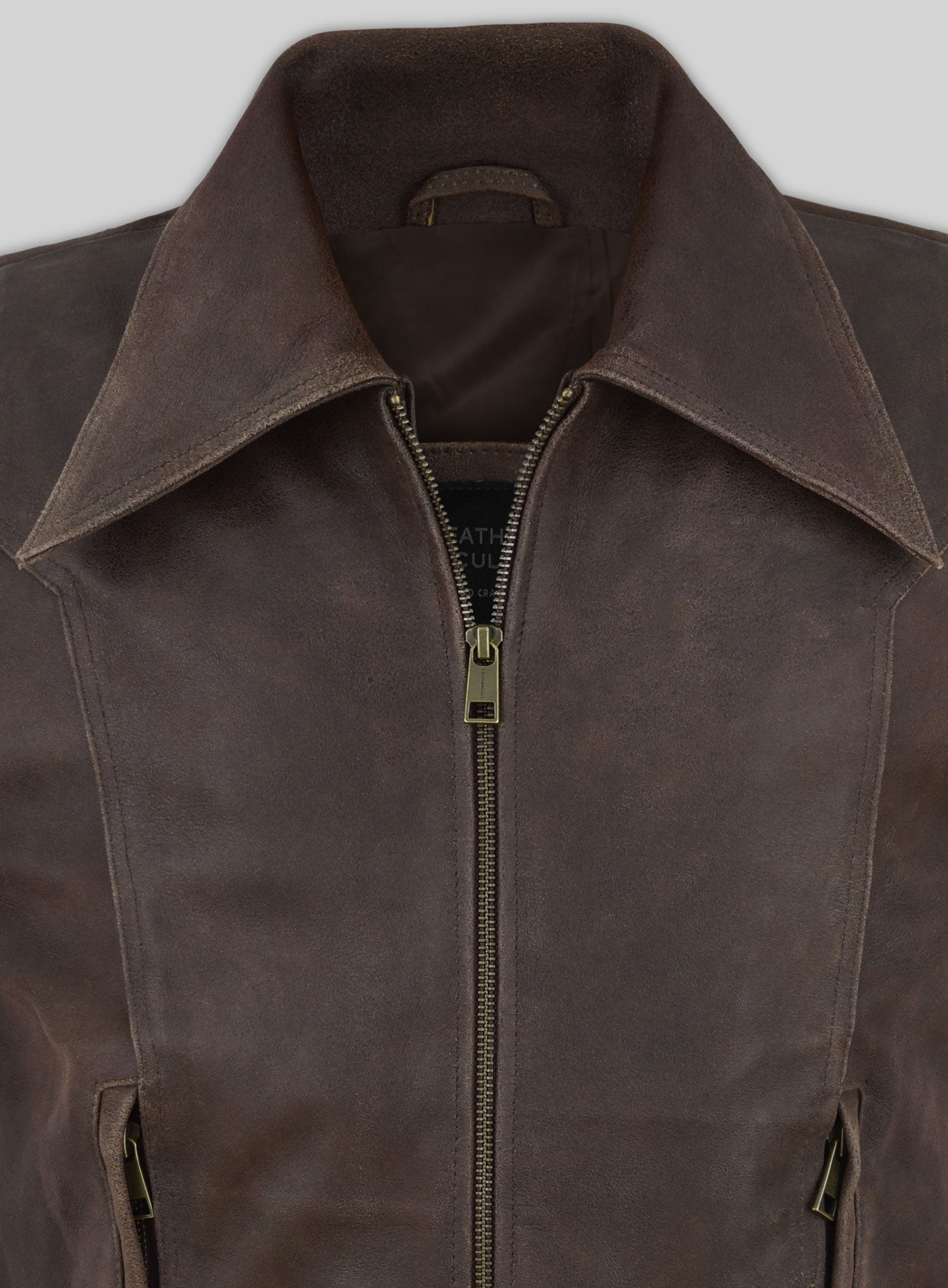 Vintage Brown Grain X Men Days of Future Past Leather Jacket