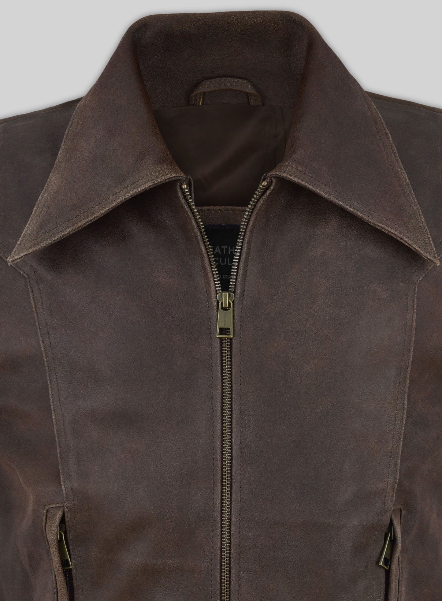 Vintage Brown Grain X Men Days of Future Past Leather Jacket